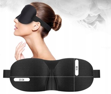 ПОПАТКИ ДЛЯ СПЯЩЕГО САМОЛЕТА МАССАЖНЫЕ Дорожные ОЧКИ 3D МАСКА черный