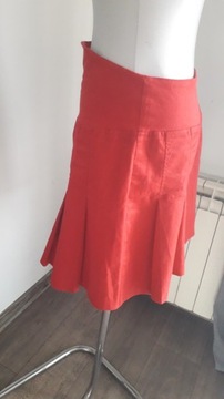 H&M spódnica czerwona mini ciążowa ciągliwa M