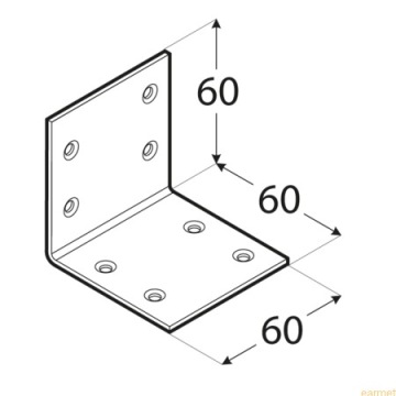 Широкоугольный КС 3 60х60х60х2, DOMAX