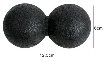 МЯЧ ДЛЯ ЛАКРОСА КРОССФИТ РОЛИК ДЛЯ МАССАЖА ДВОЙНОЙ ШАР ДЛЯ ТЕЛА HARD