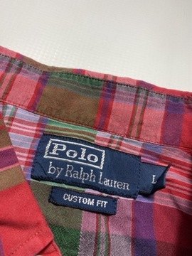 POLO Ralph Lauren ORYGINALNA KOSZULA W KRATKĘ rozmiar L