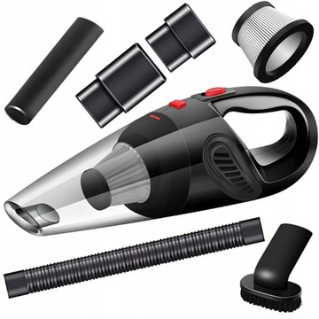 АВТОПЫЛЕСОС РУЧНОЙ HEPA ФИЛЬТР ДЛИННЫЙ ШНУР МОЩНОСТЬ 120ВТ + НАКОНЕЧНИКИ