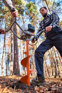 WIERTNICA SPALINOWA ŚWIDER DO ZIEMI GLEBY + PRZEDŁUŻKA WIERTŁA 10/20/30 CM