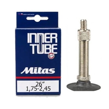 Zestaw dętek rowerowych 2x dętka MITAS DV40 26X1.75-2.45 47/62-559