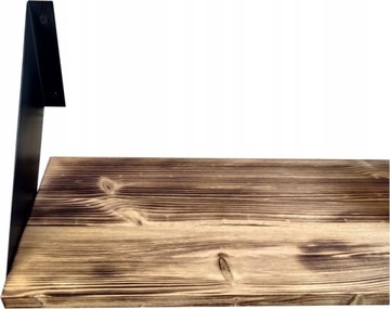 ПОЛКА НАСТЕННАЯ МЕТАЛЛИЧЕСКАЯ ПОДВЕСНАЯ LOFT 80см