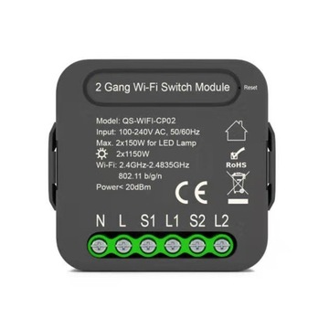 INTELIGENTNY PRZEŁĄCZNIK TUYA WIFI QS-WIFI-CP02
