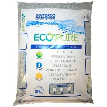 Szkło filtracyjne Waterco EcoPure 0.5-1.0 mm 20 kg