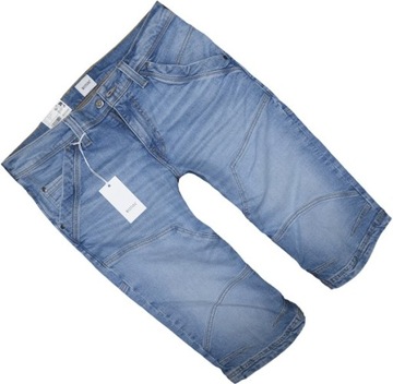 MUSTANG FREMONT SHORTS spodenki jeansowe W32