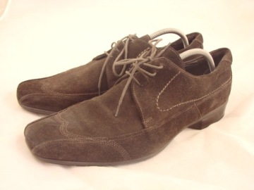 42 UK8 PÓŁBUTY BUTY MANGUUN SKÓRA 265