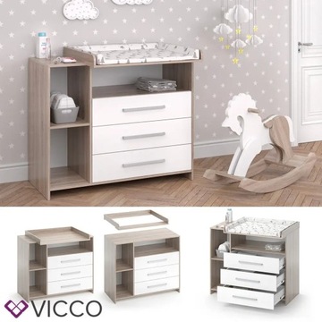 KOMODA Z PRZEWIJAKIEM VICCO BABY SON-BIEL 113×53