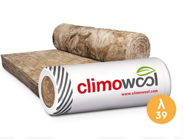 WEŁNA MINERALNA SZKLANA CLIMOWOOL 0,039 10cm