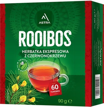 Astra herbata ekspresowa z czerwonokrzewu 60 toreb