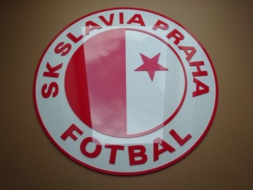 Slavia Praga logo Herb na ścianę 3D dekoracja prezent dla męża chłopaka