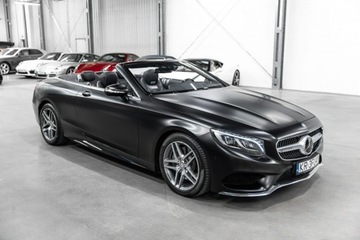 Mercedes Klasa S W222 Cabrio 500 456KM 2016 Mercedes S 500 Cabrio 4.7 V8 455 KM. Wydech Brabus