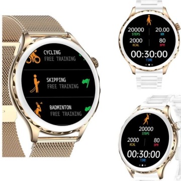 SMARTWATCH RUBICON ЗВОНКИ SMS MESSENGER PL МЕНЮ 2 ПОЛОСКИ