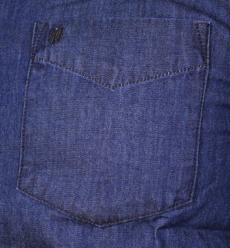 WRANGLER koszula slim indigo L/S 1PKT BUTTON S 36