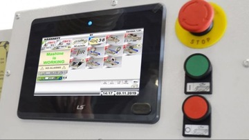 Okleiniarka kompaktowa wstępnym frezowaniem cyklina polerka oklejarka frez