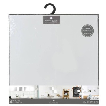 НАСТЕННОЕ ЗЕРКАЛО - НАКЛЕЙНОЕ ЗЕРКАЛО ДЛЯ ВАННОЙ КОМНАТЫx4