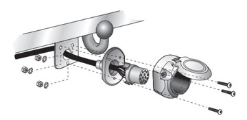HAK HOLOWNICZY OPEL INSIGNIA A 2008- +MODUŁ 13PIN