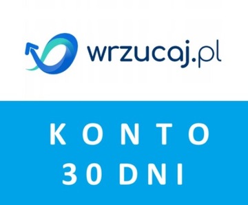 WRZUCAJ.PL 30 DNI KONTO PREMIUM 25GB/DOBĘ
