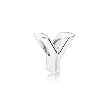 Charms ZAWIESZKA litera Y srebro S925 NA Pandora