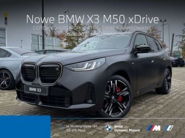 BMW 2025 BMW X3 M X3 M50 xDrive 398KM mHEV - Gotowy do Odbioru - Pakiet M Pro - Pan
