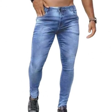 Men's Denim Trousers Slim Skinny Jeans Pants Summe