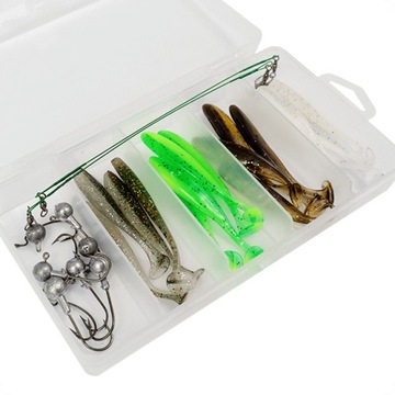 НАБОР СПИНИНГОВЫХ ПРИМЕН 7 СМ SAHIDO RIP ACTION OSMO НАБОР 30 ШТ. СУДАК