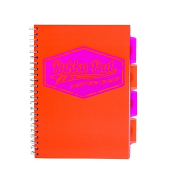 Kołozeszyt Pukka Pad B5 100k kratka NEON 7300/OE