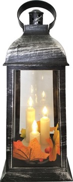 НАБОР ФОНАРЕЙ CORTINA 31 СМ ОСЕННИЙ ДЕКОРАТИВНЫЙ ФОНАРЬ СВЕТОДИОДНЫЕ СВЕЧИ