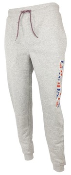 Spodnie dresowe męskie z bawełną joggery Szare Lonsdale XL