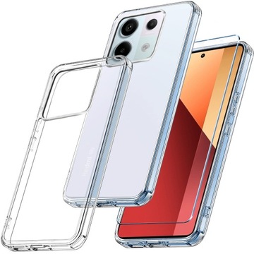 PANCERNE WZMACNIANE 360° CASE ETUI do Xiaomi Redmi Note 13 Pro 5G|+SZKŁO 9H
