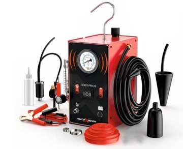 ДЫМОГЕНЕРАТОР ТЕСТЕР УТЕЧЕК ДЫМОВАЯ МАШИНА + насос + заглушки + МАНОМЕТР