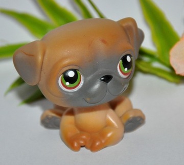 Littlest Pet Shop pies piesek mops LPS #2