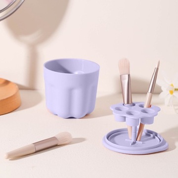 Чашка для чистки кистей для макияжа Многофункциональная и безопасная RQ.