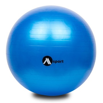 РЕАБИЛИТАЦИОННЫЙ ГИМНАСТИЧЕСКИЙ МЯЧ 65СМ ДЛЯ ФИТНЕС-ЙОГА + НАСОС XL