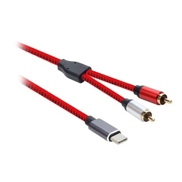 do 2 kabli audio RCA typu RCA, dla domu 0,5 metra