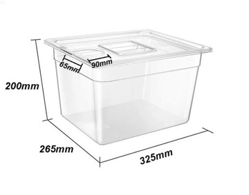 Набор контейнеров для приготовления Sous Vide объемом 11 л.