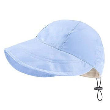 Foldable Wide Brim Sun Hat Drawstring Adjustable Caps for Men Women Beach