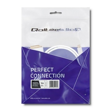 Кабель Qoltec USB 3.1 тип C male / DVI male | 4K | Альтернативный режим | 1 м