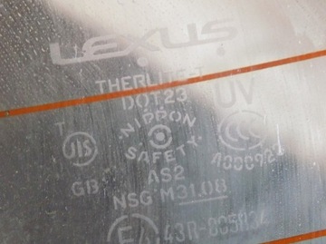 LEXUS IS II IS220D SEDAN SKLO (OKNO) ZADNÍ