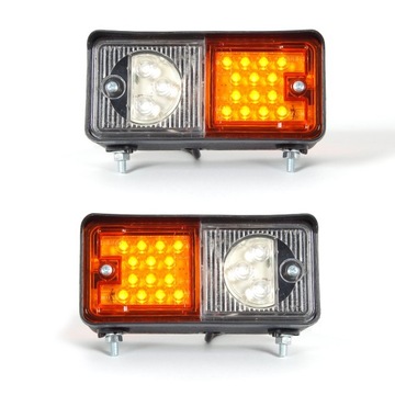 LAMPY TYLNE KIERUNKOWSKAZY LED URSUS C-360 BŁOTNIK C385 TYŁ LEWA + PRAWA