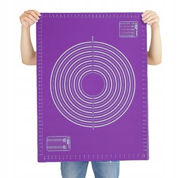 STOLNICA SILIKONOWA MATA KUCHENNA GRUBA GIGA 80X60