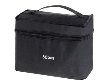 АЛКОГОЛЬНЫЕ МАРКЕРЫ НАБОР 80 ШТ. ДВУХСТОРОННЯЯ СУМКА