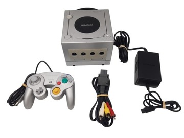 КОНСОЛЬ NINTENDO GAMECUBE DOL-001 PAL SILVER + ОРИГИНАЛЬНЫЕ АКСЕССУАРЫ