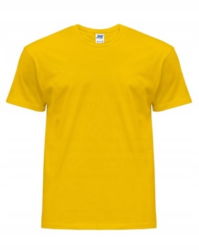 T-shirt koszulka bawełna męska wygodna żółty