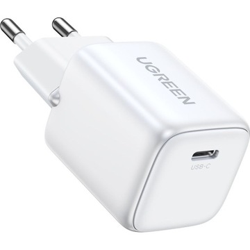Szybka ładowarka sieciowa GaN, Ugreen Nexode Mini, 30W, USB-C, do telefonu