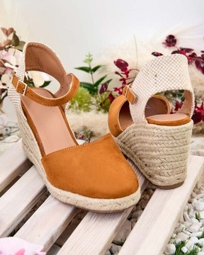 ЖЕНСКИЕ ЭСПАДРИЛЬИ ВЕРБЛЮЖНОГО цвета MOSINTALE 41