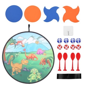 Детский мишень с рисунком динозавра.