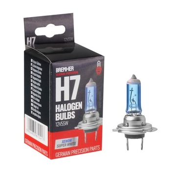 Żarówka H7 12V 55W Xenon Super White Px26D Homologacja